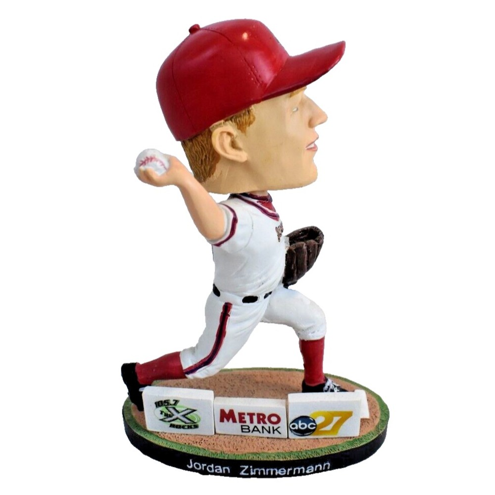 Jordan Zimmermann Baseball Bobblehead 2013 Harrisburg Senators In Box MLB